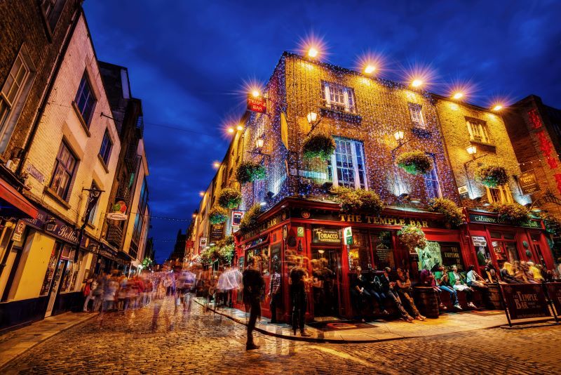 Temple Bar in Dublin City (Getty Images)